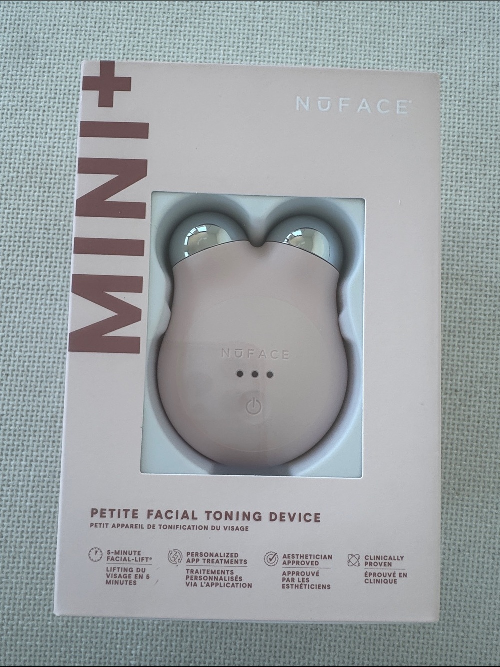 NuFace Mini+ Petite Facial Toning Device - Blush